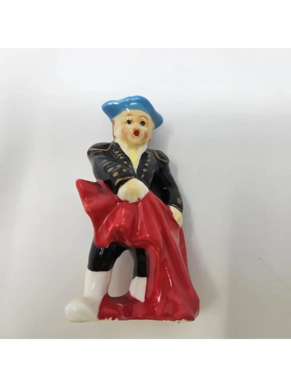 Vintage Fighting Bull & Matador Salt Pepper Shaker Set Japan, Toro!